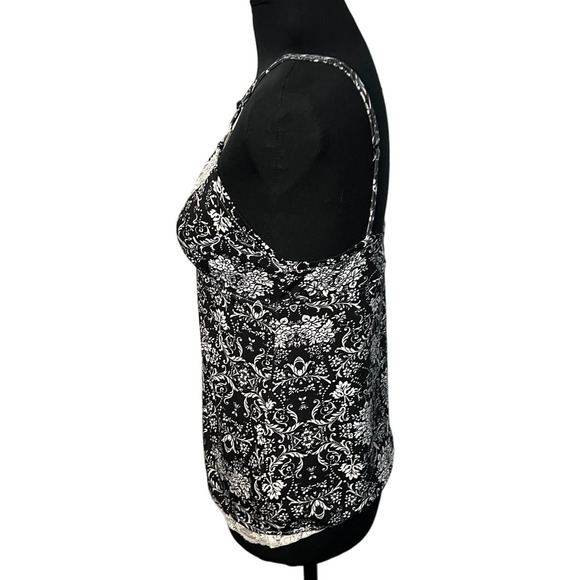 Studio Badgley Mischka Black and white Cami / Sleep Tank, Size S - Picture 4 of 6